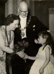 Paternal Grandparents and me - aged about 5 to 6